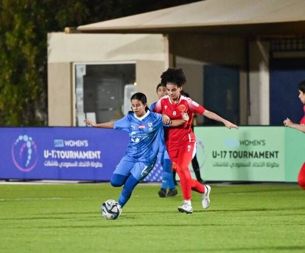 الهلال والقادسية في بطولة الناشئات