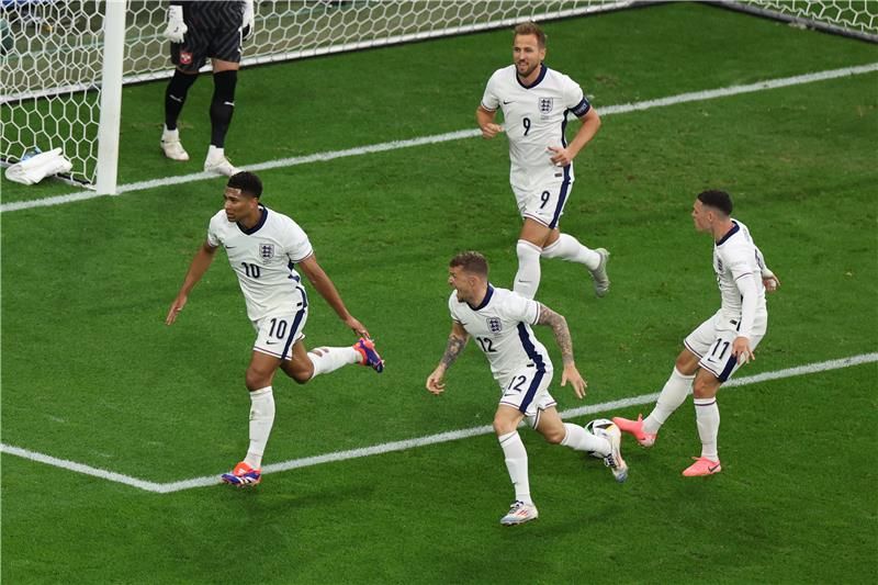 فرحة لاعبي إنجلترا