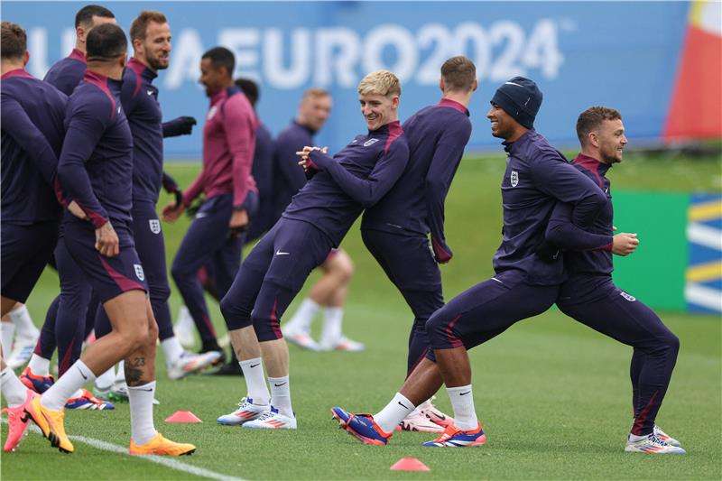 من مران المنتخب الإنجليزي