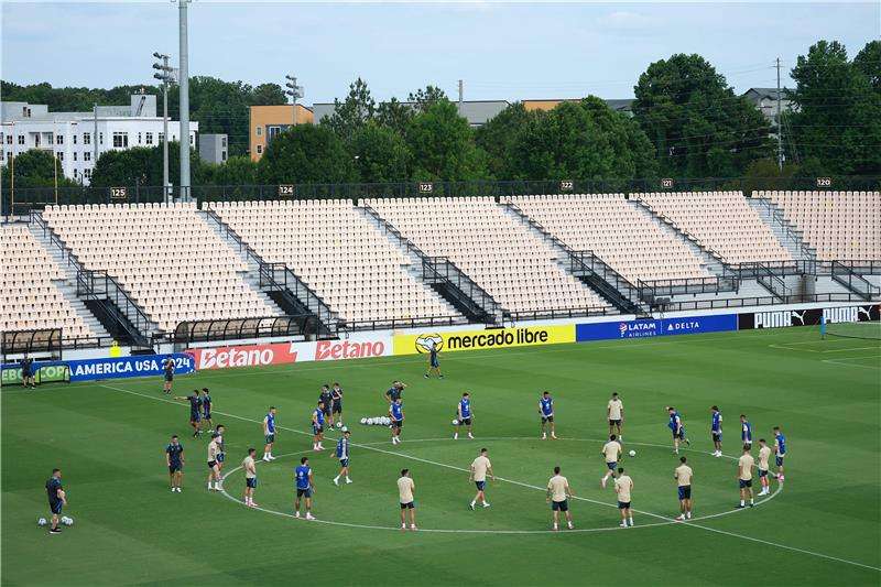 من تدريبات الأرجنتين