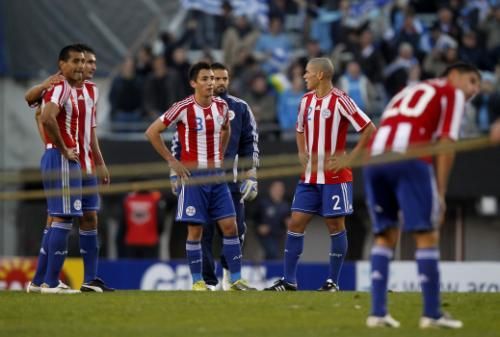 منتخب الباراغواي بعد خسارة النهائي