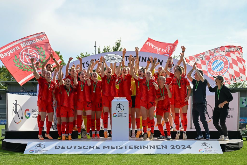 سيدات بايرن ميونخ بطل الدوري الألماني 2024