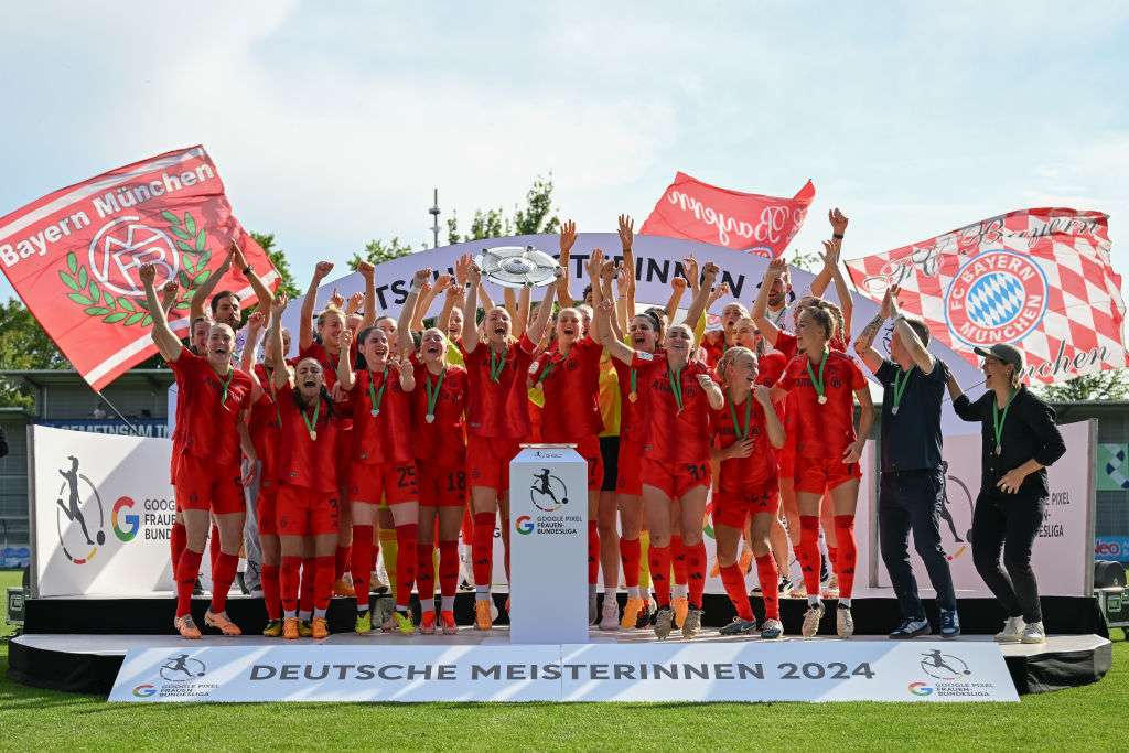 سيدات بايرن ميونخ بطل الدوري الألماني 2024