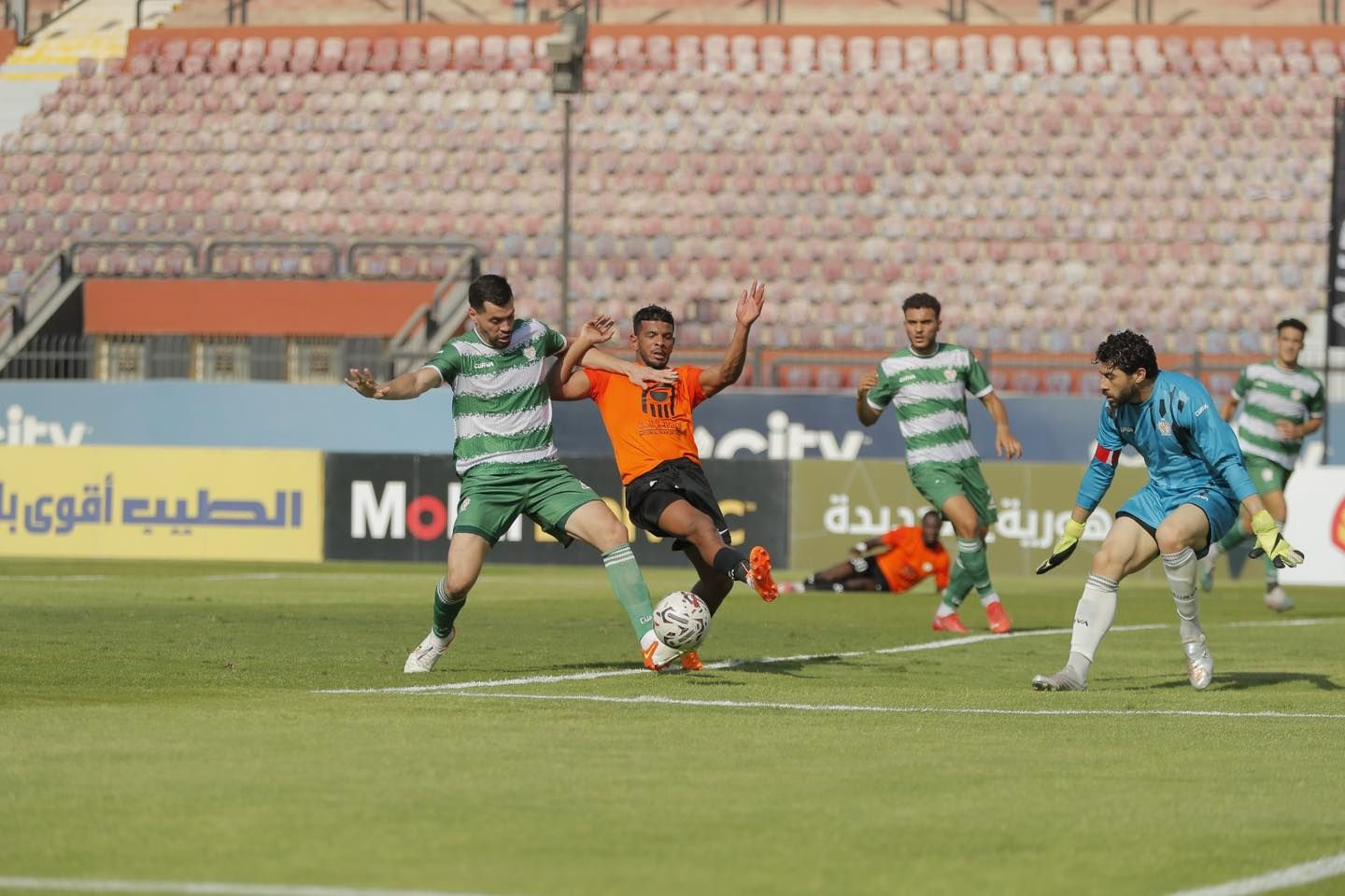 جانب من المباراة