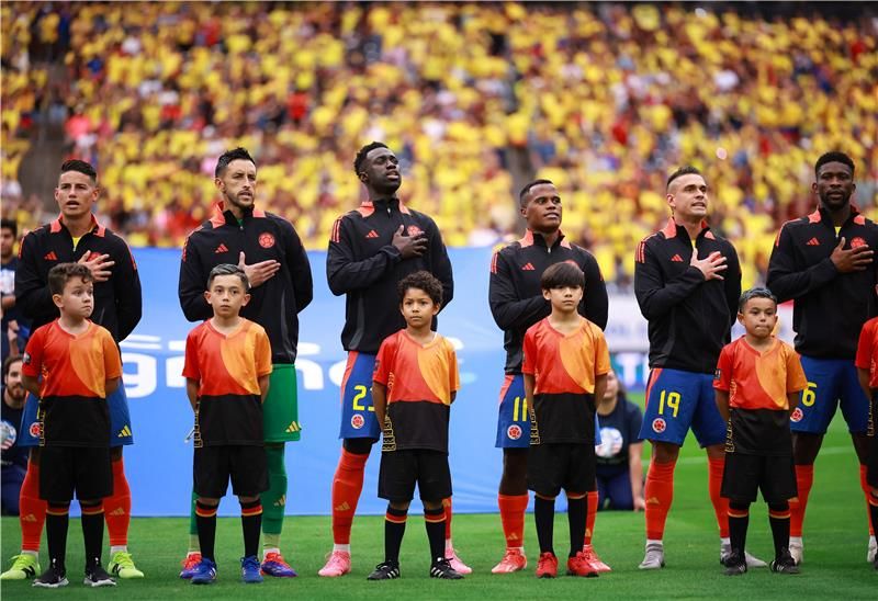 لاعبو منتخب كولومبيا