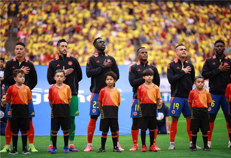 لاعبو منتخب كولومبيا