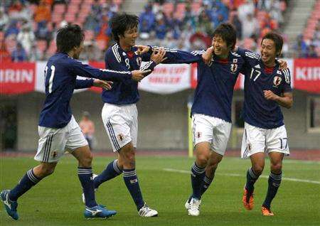 لاعبي منتخب اليابان الأولمبي