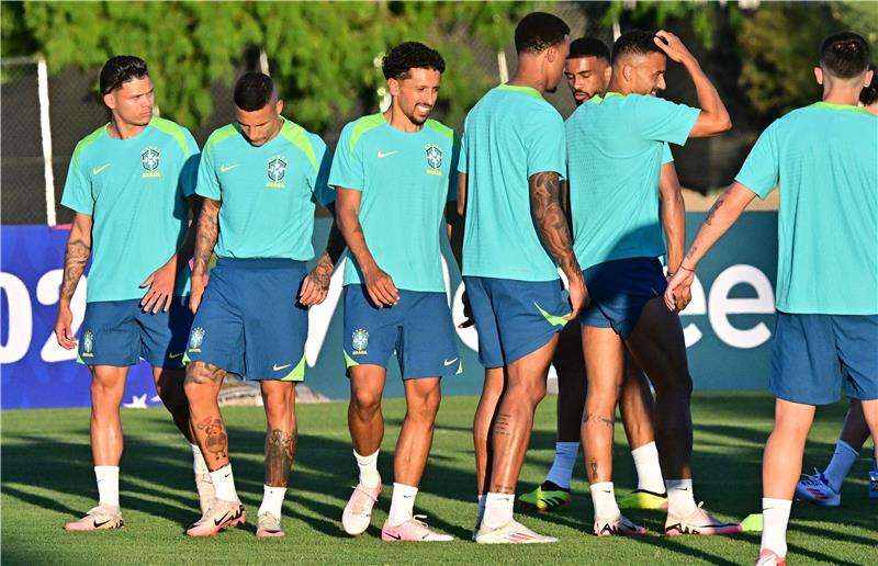 من تدريبات المنتخب البرازيلي