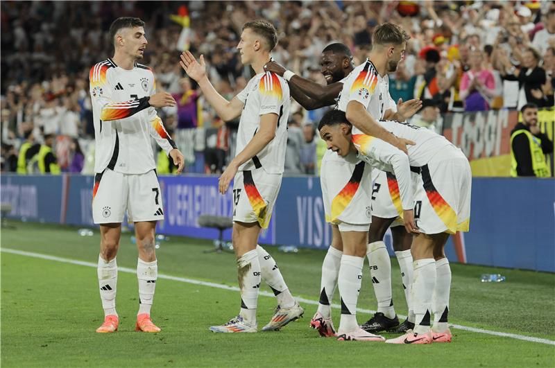 فرحة لاعبي ألمانيا