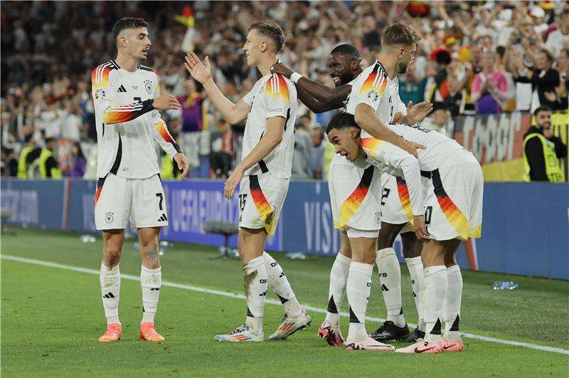 فرحة لاعبي ألمانيا