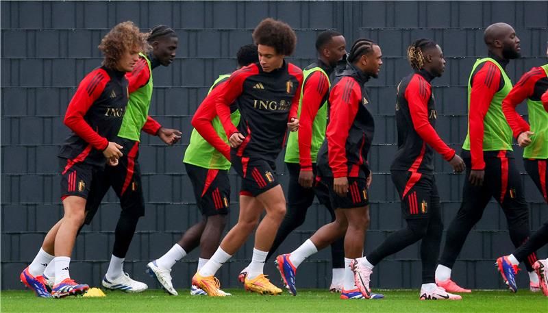 لاعبو منتخب بلجيكا