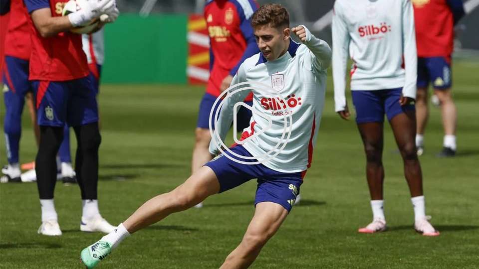 فيرمين من تدريبات إسبانيا