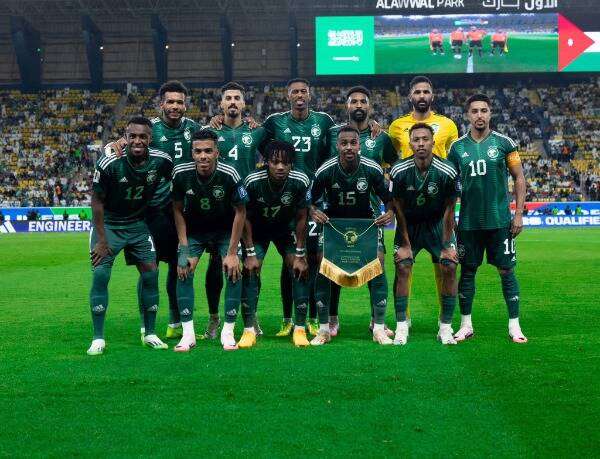 لاعبو منتخب السعودية