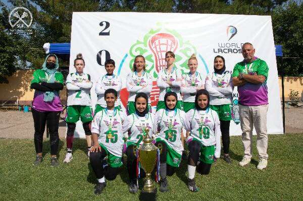 جانب من تتويج المنتخب السعودي للسيدات