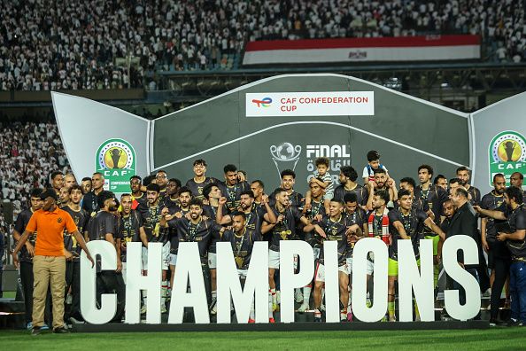 من احتفال الزمالك بلقب الكونفيدرالية