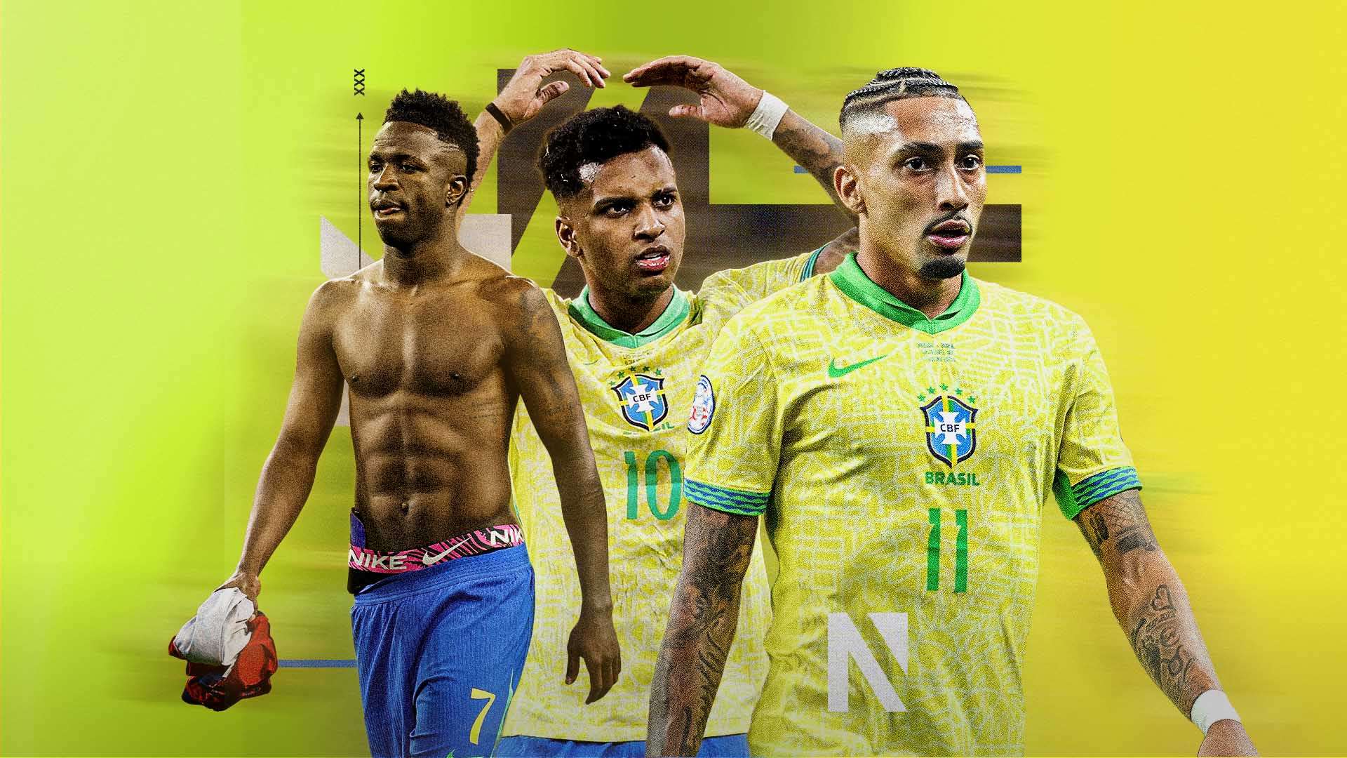 لاعبو منتخب البرازيل