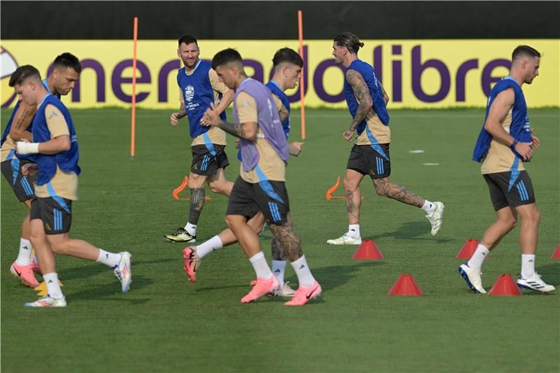 من تدريبات المنتخب