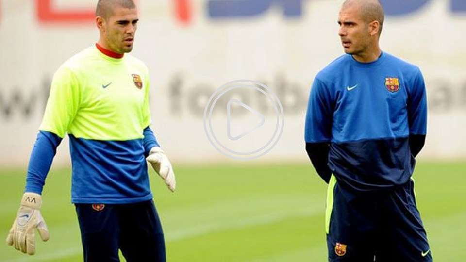 فيكتور فالديز وبيب جوارديولا