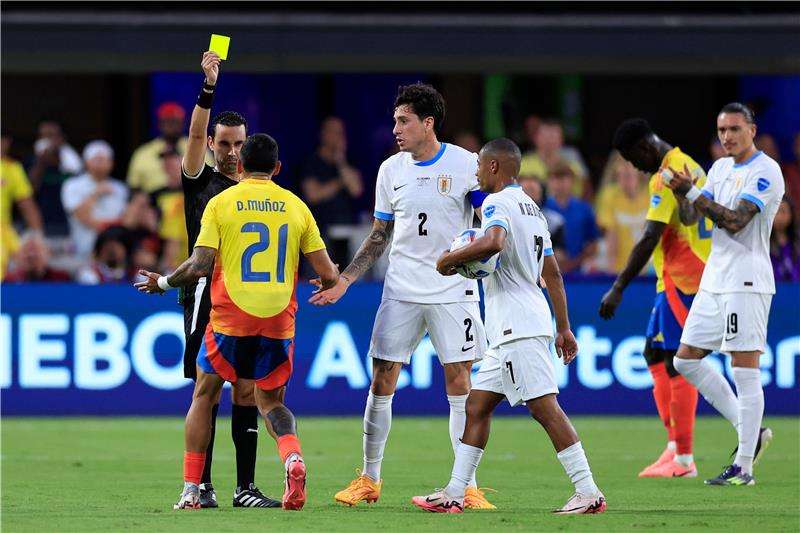 من مواجهة الأورجواي أمام كولومبيا