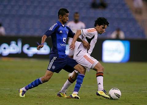 صورة للهلال في إحدى مباريات دوري زين السعودي