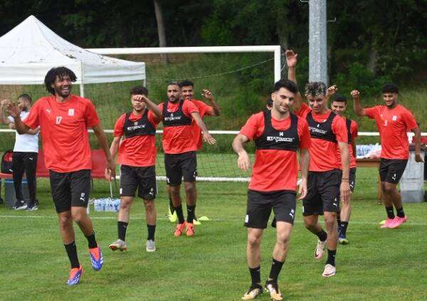 من تدريبات اليوم