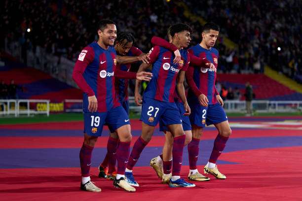 لاعبو برشلونة