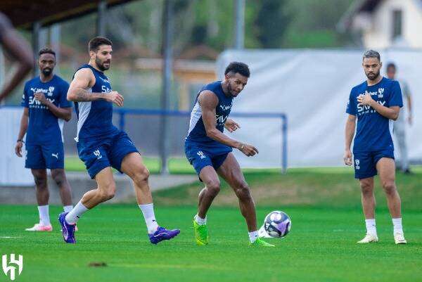 من تدريبات الهلال - صورة رسمية من حسابات النادي