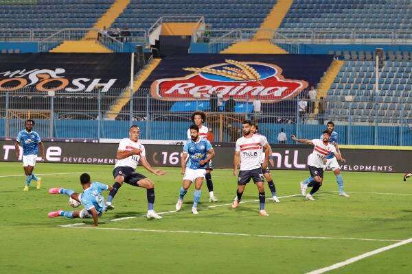 لقاء سابق بين الزمالك وبيراميدز