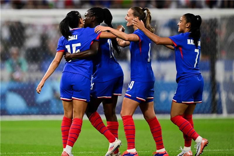 لاعبات المنتخب الفرنسي