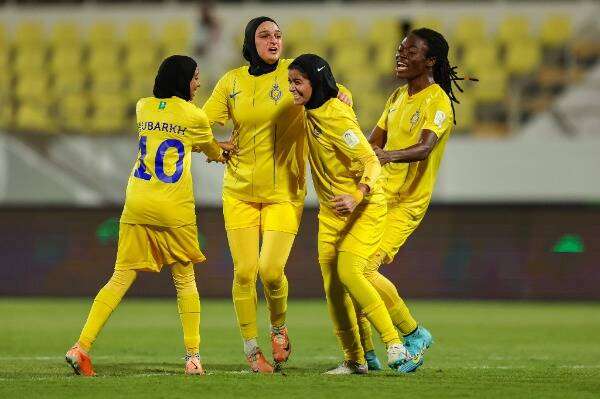 لاعبات النصر السعودي