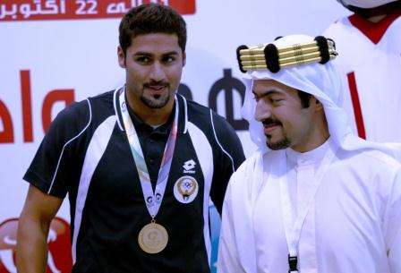 سمو الشيخ هاشم بن محمد آل خليفة رئيس الاتحاد البحريني للسباحة