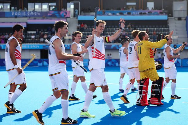 فرحة لاعبي المنتخب البلجيكي