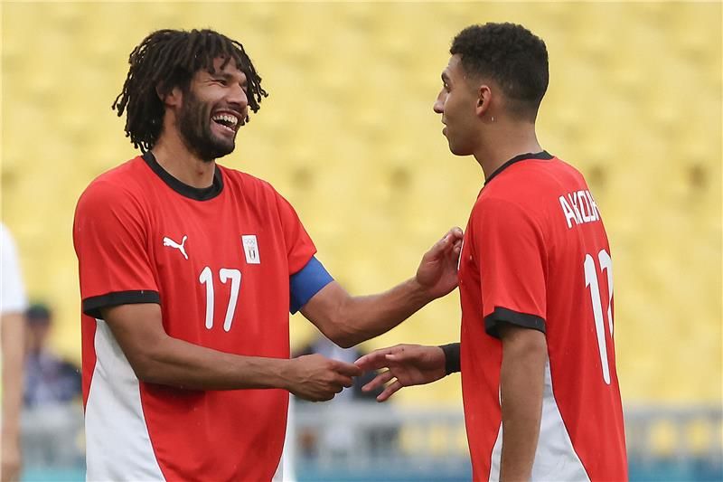 لاعبو منتخب مصر الأولمبي