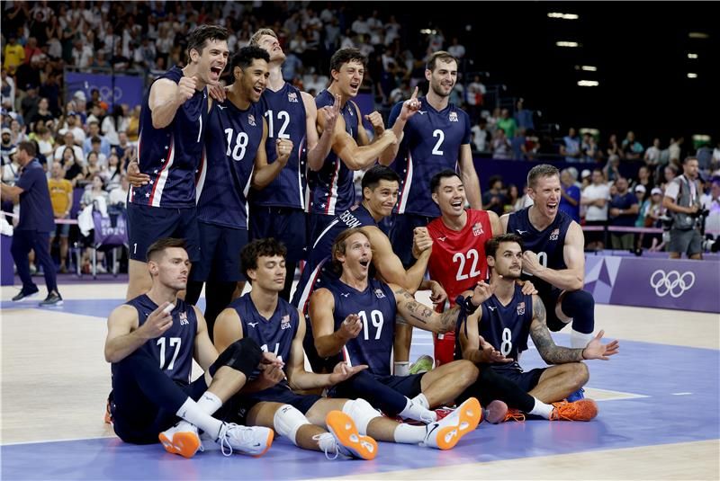 فرحة لاعبي المنتخب الأمريكي