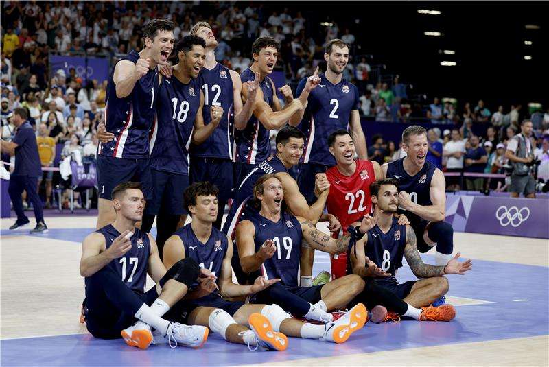 فرحة لاعبي المنتخب الأمريكي