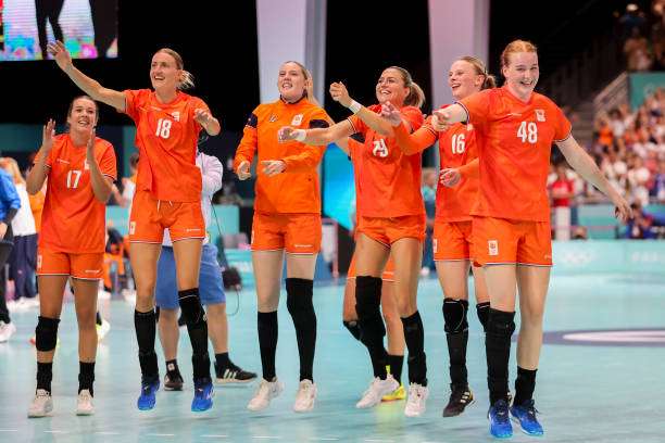 فرحة لاعبات هولندا