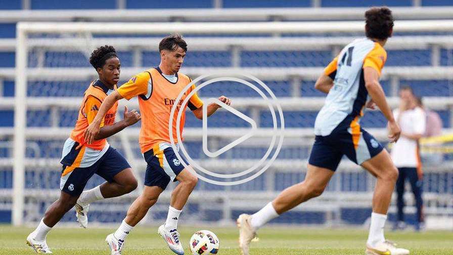 من تدريبات ريال مدريد