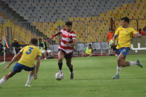 من مباراة الإسماعيلي وبلدية المحلة