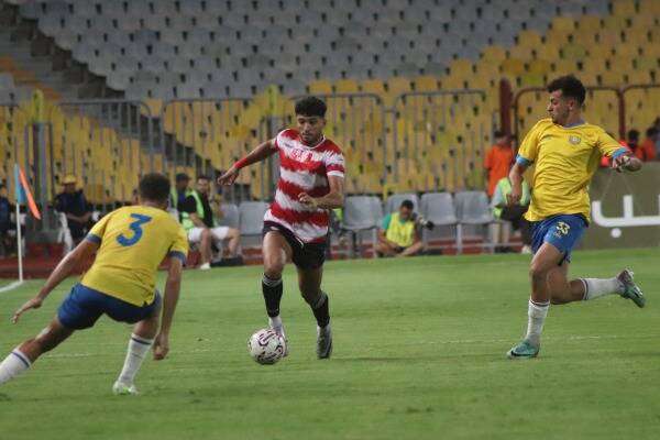 من مباراة الإسماعيلي وبلدية المحلة