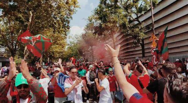 أنصار المنتخب المغربي