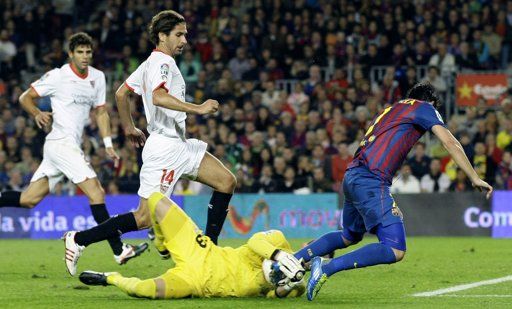 فاراس يتعملق في إحدى محاولات برشلونة 