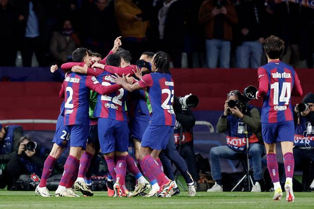 لاعبو برشلونة