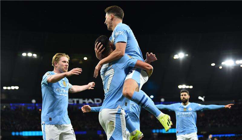 لاعبو مانشستر سيتي