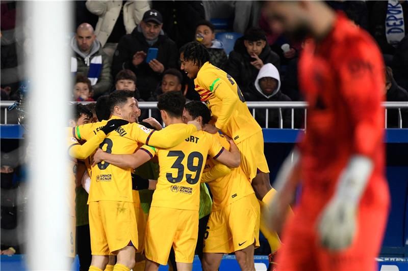 لاعبو برشلونة