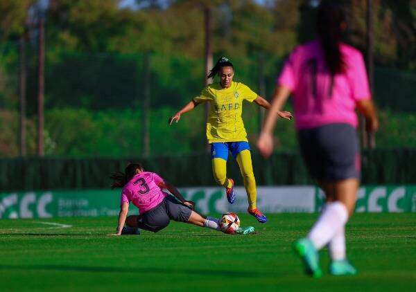 البرازيلية كاثلين سوزا مع النصر