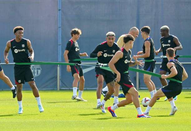 تدريبات برشلونة