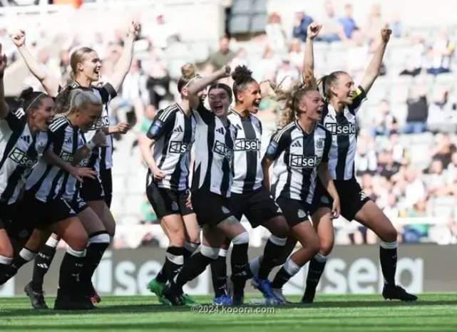 نيوكاسل بعد فوزه على ميلان