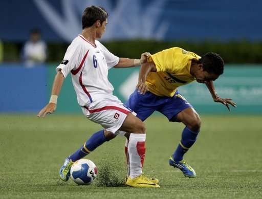 من مباراة البرازيل و كوستاريكا 