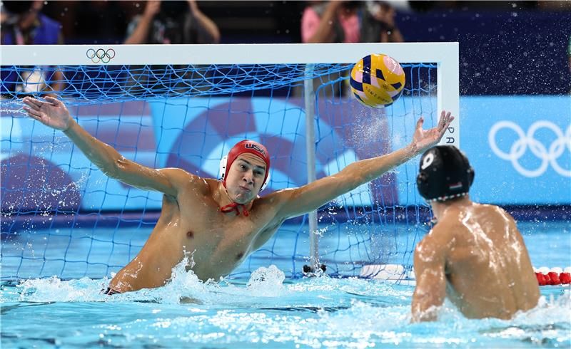 من مباراة أمريكا والمجر