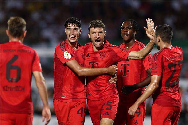 جانب من المباراة